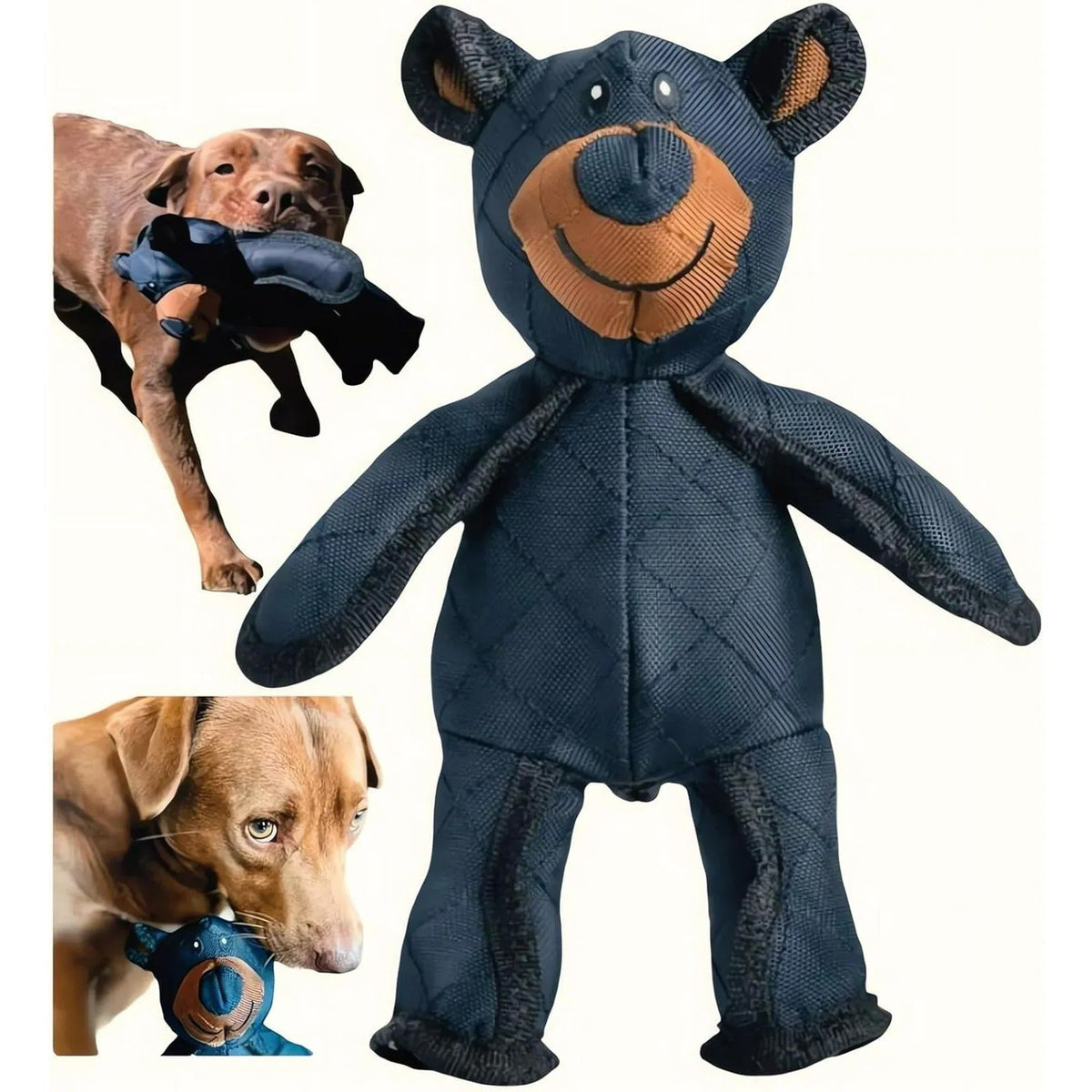 Indestructible & Interactive Bear Dog Toys For Heavy Chewers - Belvarden