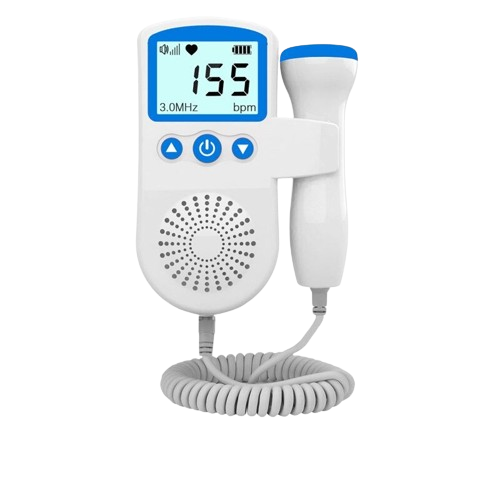 Fetal Doppler Heart Rate Monitor Home Pregnancy Baby Fetal Heart Rate Sound Detector - Belvarden (2)
