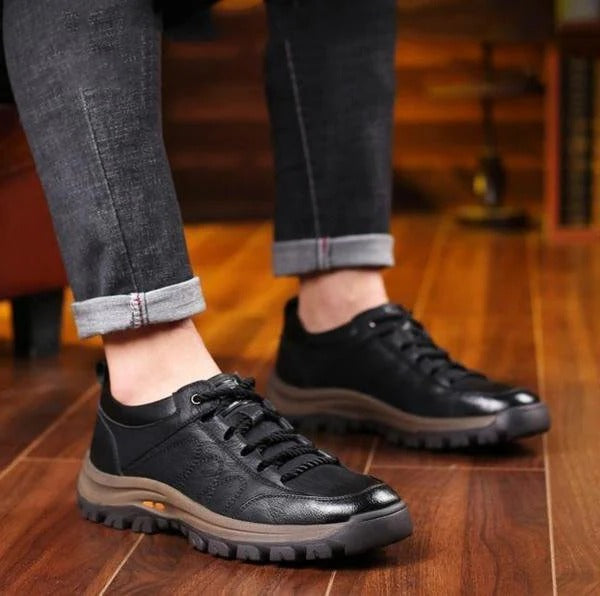 MEN'S ORTHOPEDIC LEATHER SHOES - Belvarden (9)